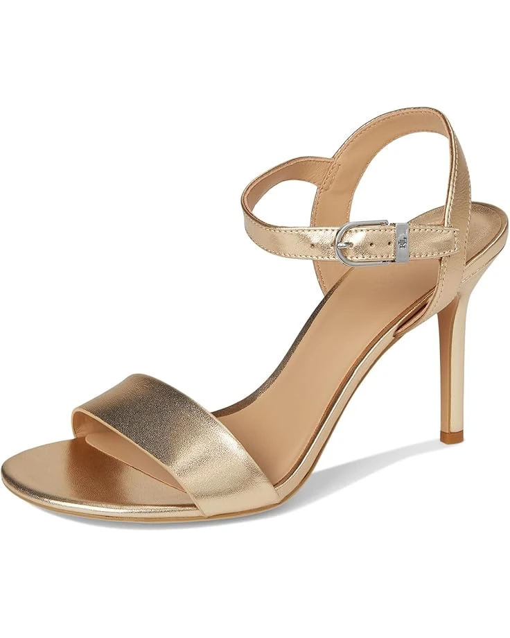 Lauren Ralph Lauren Gwen Metallic Nappa Leather Sandals | Heels 7 Lauren Ralph Lauren Gwen Metallic Nappa Leather Sandals | Heels - Image 7