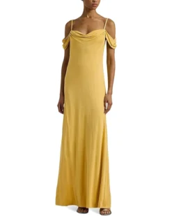 Lauren Ralph Lauren Jersey Off-the-Shoulder Gown | Dresses