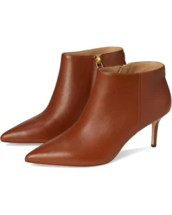 Lauren Ralph Lauren Lizie Burnished Leather Bootie | Heels