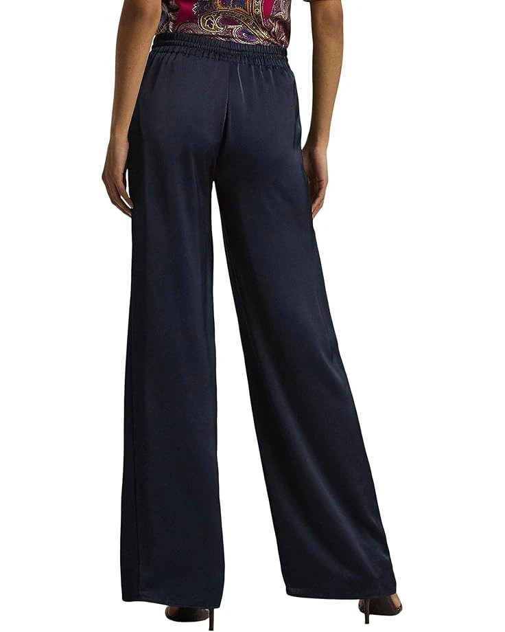 Lauren Ralph Lauren Petite Satin Charmeuse Wide-Leg Pant | Pants 2 Lauren Ralph Lauren Petite Satin Charmeuse Wide-Leg Pant | Pants - Image 2