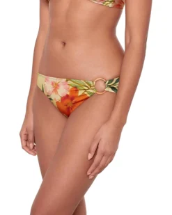Lauren Ralph Lauren Island Tropical Rattan Ring Hipster Bikini Bottom | Swimwear