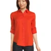Lauren Ralph Lauren Petite Linen Roll Tab–Sleeve Shirt | Shirts & Tops
