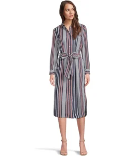 Lauren Ralph Lauren Striped Cotton Broadcloth Shirtdress | Dresses