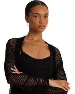 Lauren Ralph Lauren Pointelle-Knit Linen-Blend Cardigan | Sweaters -Lauren Ralph Store 713gLE8AHHL. AC SR736920