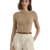 Lauren Ralph Lauren Petite Stretch Cotton Boatneck Tee | Shirts & Tops