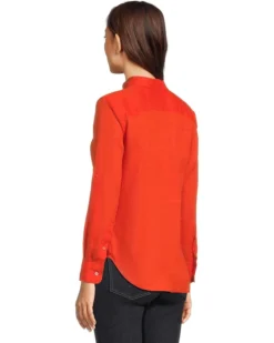 Lauren Ralph Lauren Petite Linen Roll Tab–Sleeve Shirt | Shirts & Tops -Lauren Ralph Store 714zemV49CL. AC SR736920