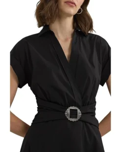 Lauren Ralph Lauren Stretch-Cotton Blend Surplice Dress | Dresses -Lauren Ralph Store 718KcmLaiFL. AC SR736920