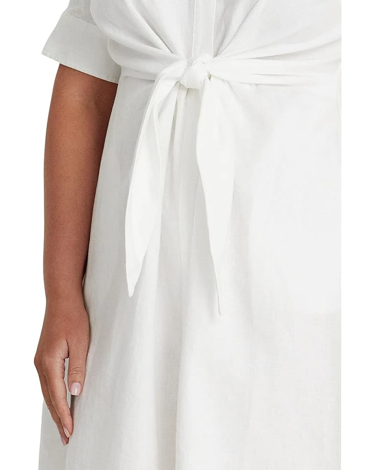 Lauren Ralph Lauren Plus Size Linen Shirtdress | Dresses 3 Lauren Ralph Lauren Plus Size Linen Shirtdress | Dresses - Image 3