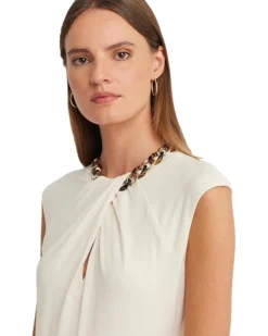 Lauren Ralph Lauren Chain-Trim Stretch Jersey Gown | Dresses -Lauren Ralph Store 719spOLt7vL. AC SR736920
