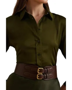 Lauren Ralph Lauren Classic Fit Satin Charmeuse Shirt | Shirts & Tops -Lauren Ralph Store 71A91X47RJL. AC SR736920