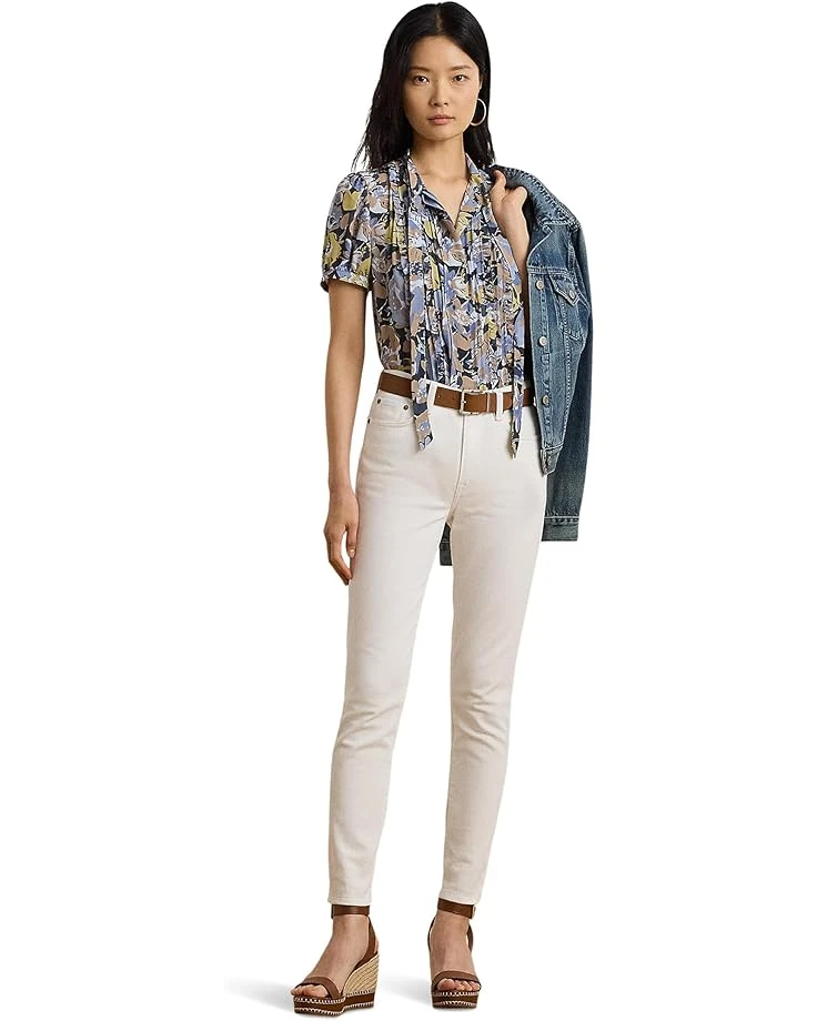 Lauren Ralph Lauren Floral Georgette Puff Sleeve Shirt | Shirts & Tops 4 Lauren Ralph Lauren Floral Georgette Puff Sleeve Shirt | Shirts & Tops - Image 4