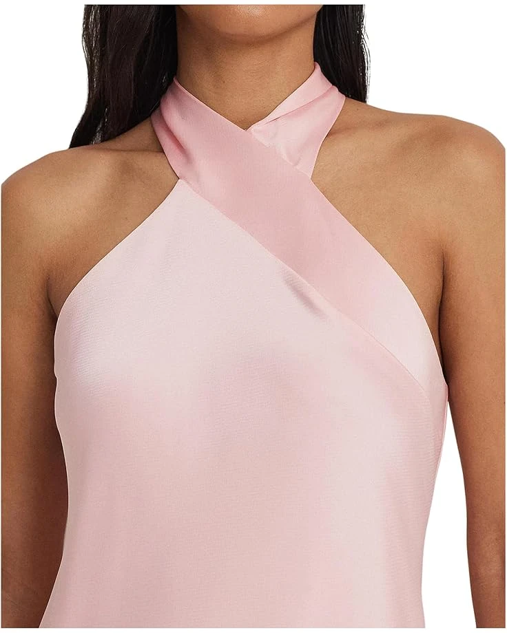 Lauren Ralph Lauren Satin Charmeuse Halter Cocktail Dress | Dresses 3 Lauren Ralph Lauren Satin Charmeuse Halter Cocktail Dress | Dresses - Image 3