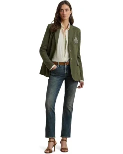 Lauren Ralph Lauren Mid-Rise Straight Ankle Jeans -Lauren Ralph Store 71Dh0oqjnvL. AC SR736920