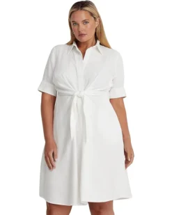 Lauren Ralph Lauren Plus Size Linen Shirtdress | Dresses
