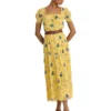Lauren Ralph Lauren Floral Georgette Puff-Sleeve Midi Dress | Dresses