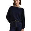 Lauren Ralph Lauren Cotton-Blend Dolman-Sleeve Sweater | Sweaters