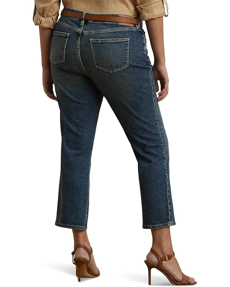 Lauren Ralph Lauren Plus Size Mid-Rise Straight Ankle Ankle Straight | Jeans 2 Lauren Ralph Lauren Plus Size Mid-Rise Straight Ankle Ankle Straight | Jeans - Image 2