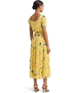 Lauren Ralph Lauren Floral Georgette Puff-Sleeve Midi Dress | Dresses -Lauren Ralph Store 71KrTZzLFpL. AC SR736920