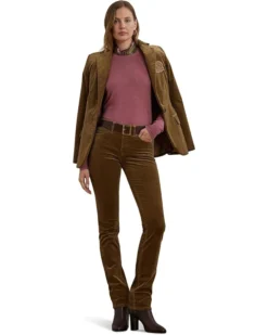Lauren Ralph Lauren Stretch Corduroy Mid-Rise Straight Pant | Pants -Lauren Ralph Store 71LQdglP7iL. AC SR736920