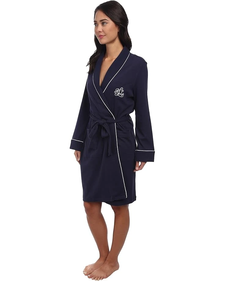 Lauren Ralph Lauren Hartford Lounge Short Shawl Collar Robe | Sleepwear 2 Lauren Ralph Lauren Hartford Lounge Short Shawl Collar Robe | Sleepwear - Image 2