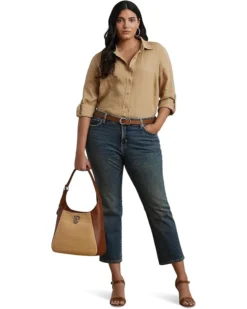 Lauren Ralph Lauren Plus Size Mid-Rise Straight Ankle Ankle Straight | Jeans 7 Lauren Ralph Lauren Plus Size Mid-Rise Straight Ankle Ankle Straight | Jeans -Lauren Ralph Store 71MrDWSou1L. AC SR736920