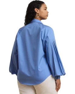 Lauren Ralph Lauren Plus Size Jaithey Long Sleeve Button Front Shirt | Shirts & Tops -Lauren Ralph Store 71Nmd2JJIbL. AC SR736920