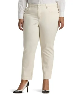 Lauren Ralph Lauren Plus-Size Relaxed Tapered Ankle Jeans