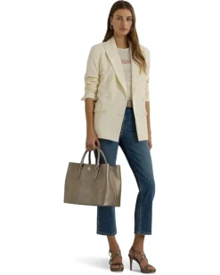 Lauren Ralph Lauren Double-Breasted Wool Crepe Blazer | Coats & Outerwear -Lauren Ralph Store 71P0pT33dpL. AC SR736920