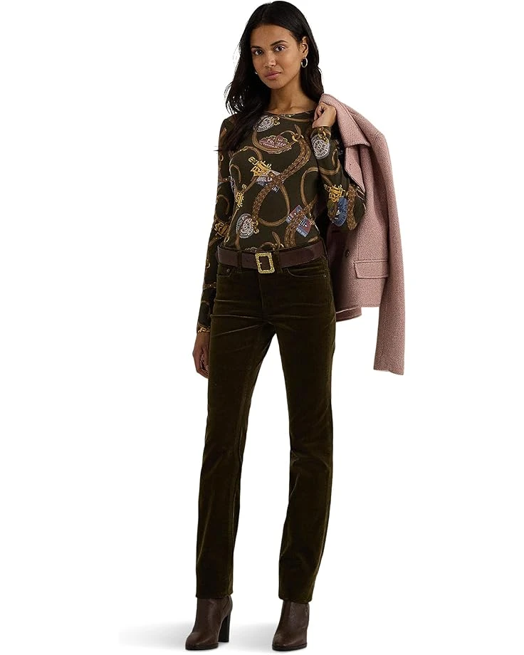 Lauren Ralph Lauren Belting-Print Cotton Long-Sleeve Tee | Shirts & Tops 4 Lauren Ralph Lauren Belting-Print Cotton Long-Sleeve Tee | Shirts & Tops - Image 4