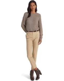Lauren Ralph Lauren Petite Stretch-Cotton Blend Pants -Lauren Ralph Store 71Q5IUW0P5L. AC SR736920