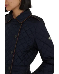 Lauren Ralph Lauren Quilt Short Db Crd Trim | Coats & Outerwear -Lauren Ralph Store 71RVtbMitXL. AC SR736920