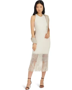 Lauren Ralph Lauren Fringe-Trim Sleeveless Cocktail Dress | Dresses