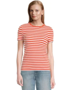 Lauren Ralph Lauren Striped Stretch Cotton Crewneck Tee | Shirts & Tops -Lauren Ralph Store 71UzV0jaQBL. AC SR736920
