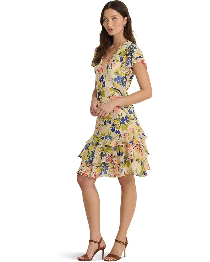 Lauren Ralph Lauren Floral Georgette Drop-Waist Dress | Dresses 1 Lauren Ralph Lauren Floral Georgette Drop-Waist Dress | Dresses