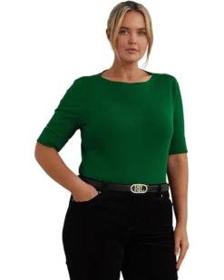 Lauren Ralph Lauren Plus Size Stretch Cotton Boatneck Tee | Shirts & Tops -Lauren Ralph Store 71Vmb4DhuSL. AC SR736920