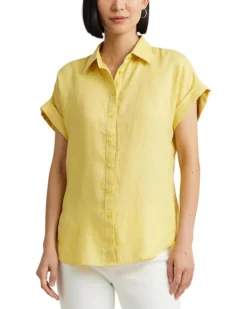 Lauren Ralph Lauren Linen Dolman-Sleeve Shirt | Shirts & Tops -Lauren Ralph Store 71WUFQHI7sL. AC SR736920