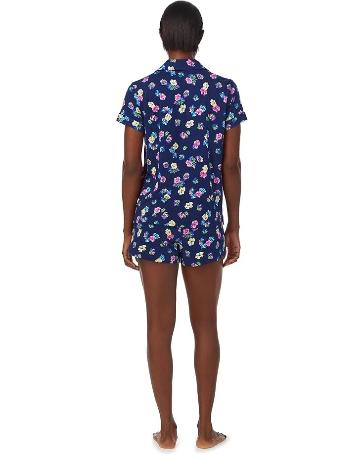 Lauren Ralph Lauren Short Sleeve Notch Collar Boxer PJ Set | Sleepwear 2 Lauren Ralph Lauren Short Sleeve Notch Collar Boxer PJ Set | Sleepwear - Image 2