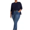 Lauren Ralph Lauren Plus Size Mid-Rise Straight Ankle Jeans