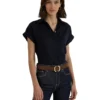 Lauren Ralph Lauren Petite Linen Short-Sleeve Shirt | Shirts & Tops