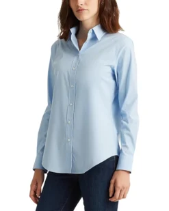 Lauren Ralph Lauren Long Sleeve Button Front Shirt | Shirts & Tops