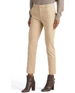 Lauren Ralph Lauren Stretch Cotton Cropped Pants