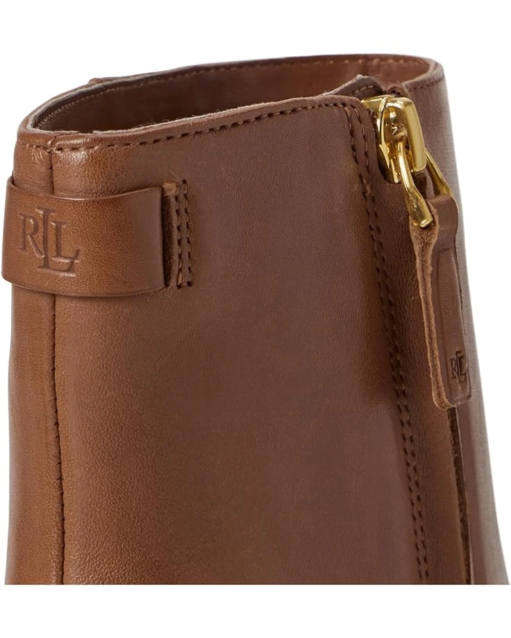 Lauren Ralph Lauren Cassie Burnished Leather Bootie | Boots 2 Lauren Ralph Lauren Cassie Burnished Leather Bootie | Boots - Image 2