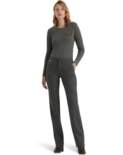 Lauren Ralph Lauren Straight-Leg Pants -Lauren Ralph Store 71em3WcvaqL. AC SR736920