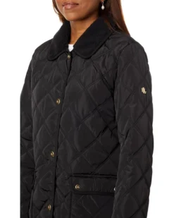 Lauren Ralph Lauren 3/4 Berber Trim Quilt Jacket | Coats & Outerwear -Lauren Ralph Store 71f28YGqTL. AC SR736920