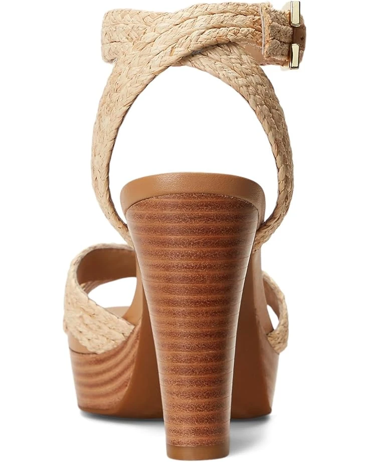 Lauren Ralph Lauren Sasha Raffia Platform Sandal | Heels 4 Lauren Ralph Lauren Sasha Raffia Platform Sandal | Heels - Image 4