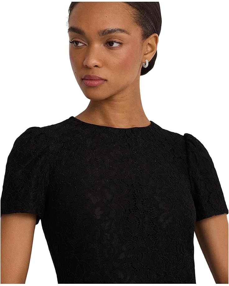 Lauren Ralph Lauren Lace Puff-Sleeve Cocktail Dress | Dresses 3 Lauren Ralph Lauren Lace Puff-Sleeve Cocktail Dress | Dresses - Image 3