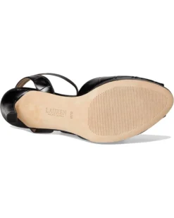 Lauren Ralph Lauren Kyla Crocodile-Embossed Leather Sandals | Heels -Lauren Ralph Store 71h1KZyb CL. AC SR736920