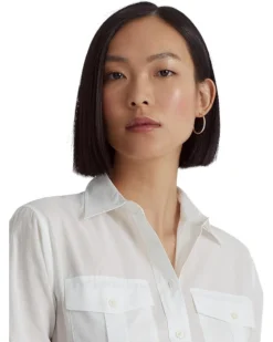 Lauren Ralph Lauren Cotton Voile Shirt | Shirts & Tops -Lauren Ralph Store 71h5QGxZX8L. AC SR736920