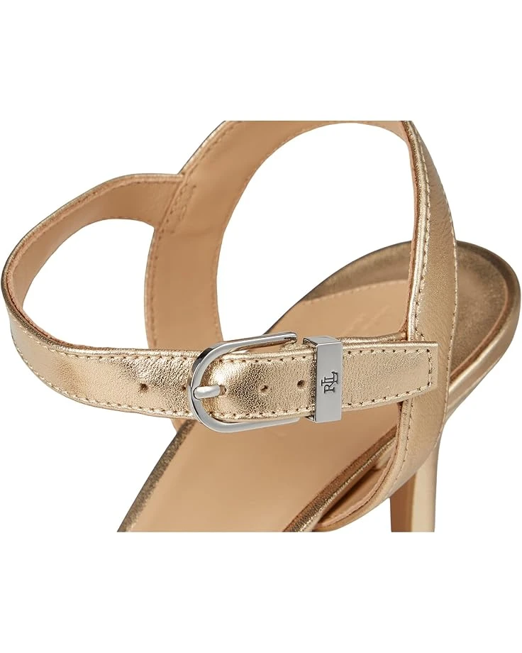 Lauren Ralph Lauren Gwen Metallic Nappa Leather Sandals | Heels 6 Lauren Ralph Lauren Gwen Metallic Nappa Leather Sandals | Heels - Image 6