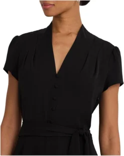 Lauren Ralph Lauren Belted Georgette Short Sleeve Dress | Dresses -Lauren Ralph Store 71hiMLVr4FL. AC SR736920